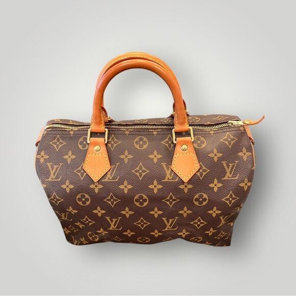 Louis Vuitton Brown Speedy Monogram Handbag - Picture 2 of 11